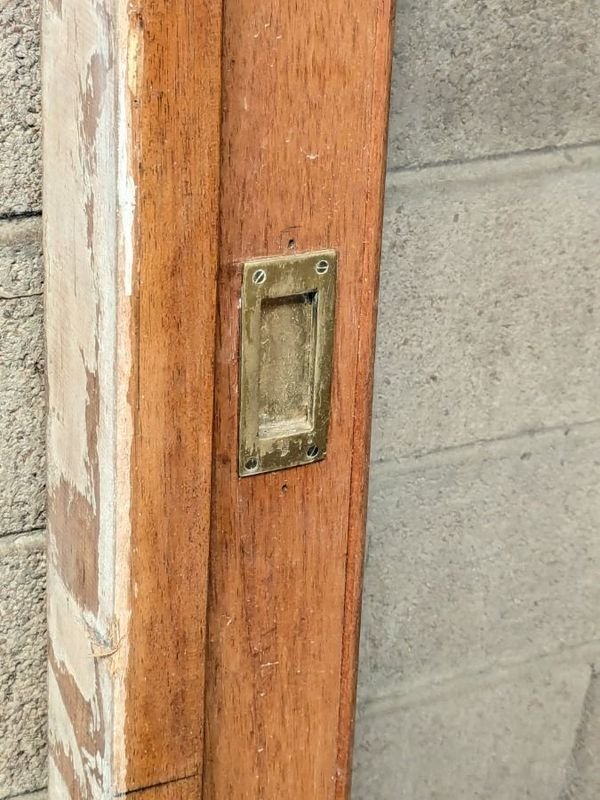 Ventana con dos hojas corredizas y marco de cedro - imagen 2