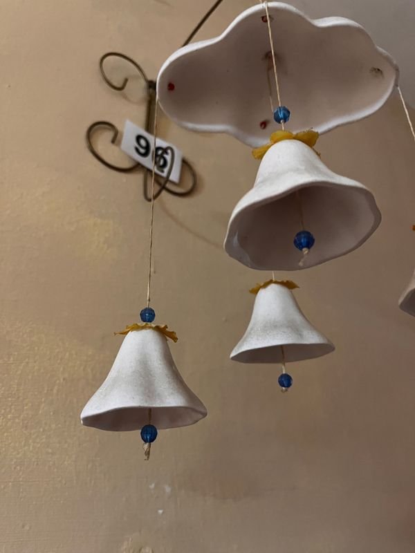 Llamador de ángel de yeso decorativo - imagen 2