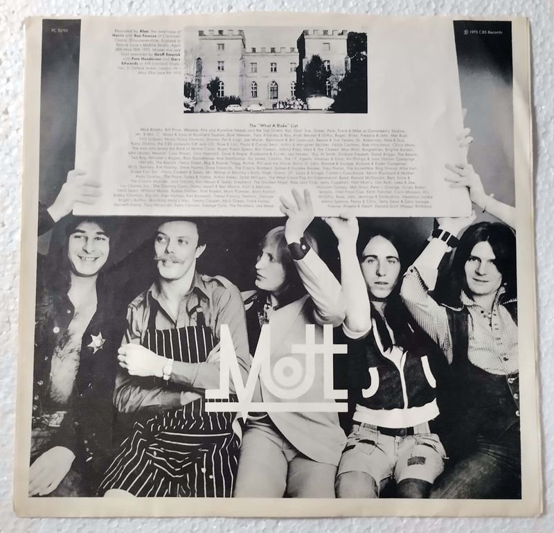 Vinilo LP MOTT: Drive On, 1975, Columbia - imagen 3