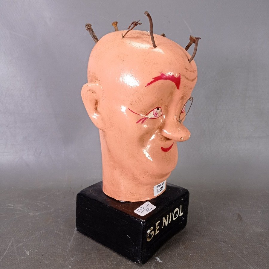 Cabeza de Geniol en yeso para venta - imagen 3