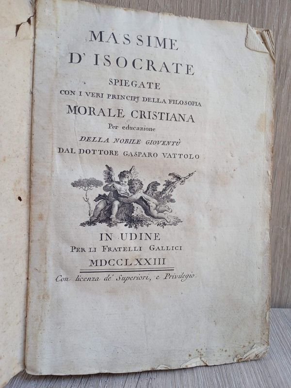 Libro antiguo de Filosofía Moral y Cristiana del año 1773 - imagen 2