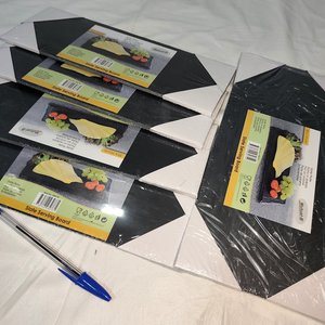 Juego de Vajilla para Sushi: 5 Platos de Pizarra Negra y 10 Palillos Metálicos Reutilizables - imagen 5