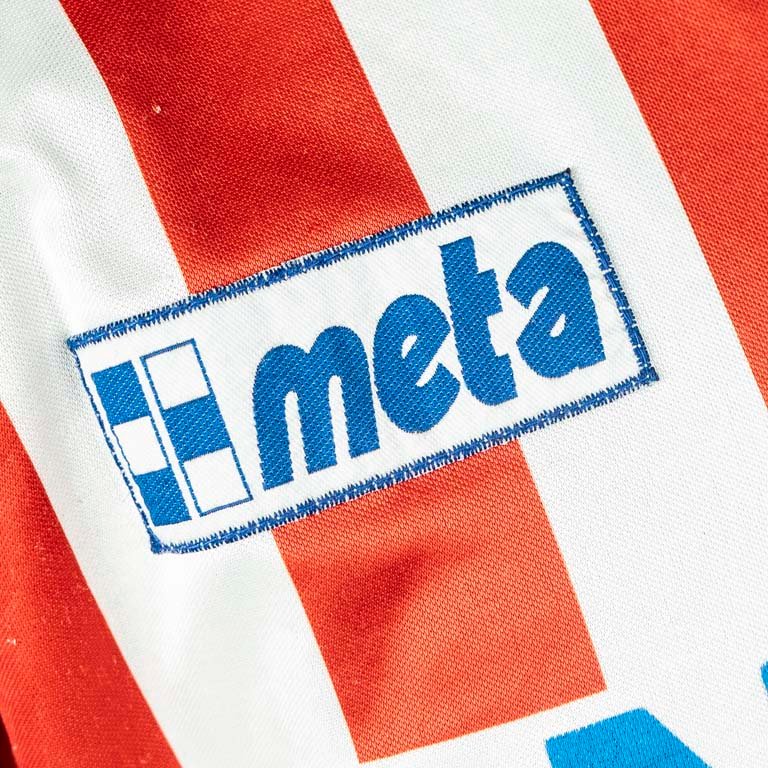 Camiseta de River Plate oficial de tienda marca meta N°10 modelo del año 1998 - imagen 3