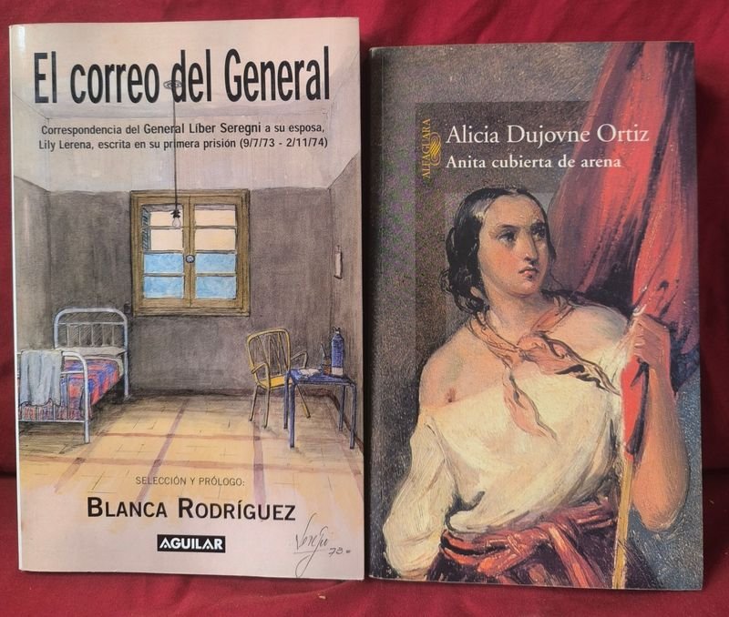 Libros: El Correo del General y Anita Cubierta de Arena