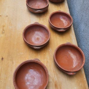 Set de 6 Cazuelas de Barro Artesanales - imagen 2