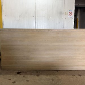 Mostrador Mueble Madera Clara con Estantes y Tapa Desmontable - imagen 13