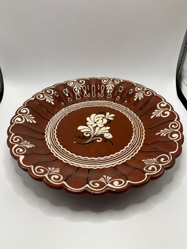 Plato decorativo de colgar en cerámica - imagen 1