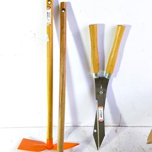 Set de Herramientas de Jardinería: Tijera de Cercar y 2 Escardillos - imagen 2