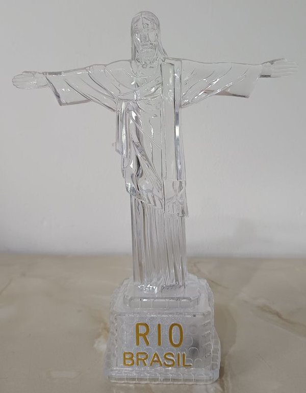 Figura de El Cristo Redentor en acrílico con luces - imagen 2