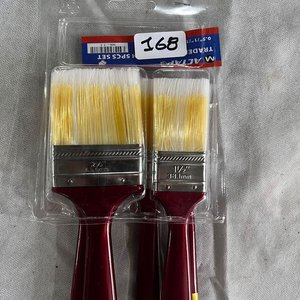 Set de 5 Pinceles para Pintar con Mangos Rojos - imagen 3