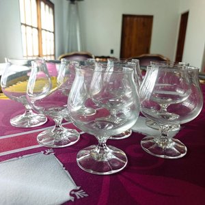 Copas de Cristal de Bohemia Modelo Diana para Cognac - imagen 1