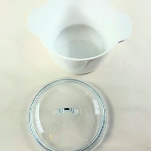 Olla Pyroflam de Vitrocerámica Blanca con Tapa de Vidrio, 3 Litros - imagen 5