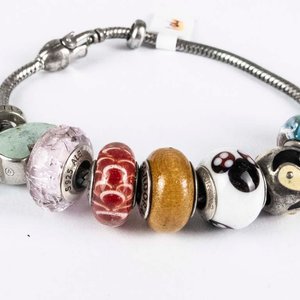 Pulsera de Plata con Dijes Estilo Vivara - imagen 2