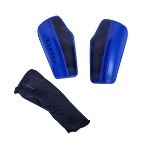 Canilleras de Fútbol Kipsta Viralto Azul Talle L con Manga de Sujeción - imagen 2
