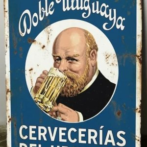 Lote anterior: Cartel Metálico Decorativo Cerveza Doble Uruguaya 28x19 cm