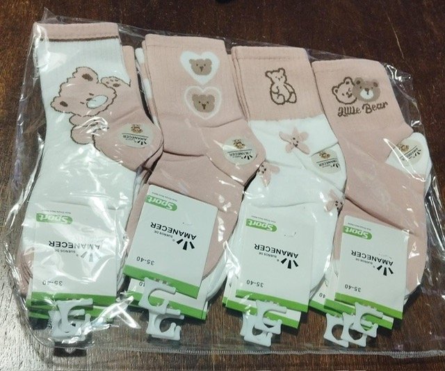 Lote anterior: Medias con diseño de osos y tamaños 35-40