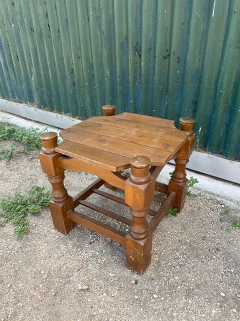 Mesa ratona de madera antigua - imagen 3