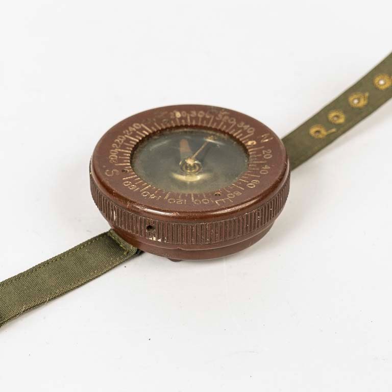 Reloj de paracaidistas con brújula del Ejército de Estados Unidos durante la II Guerra Mundial - imagen 2