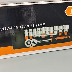Juego de 12 Bocallaves Métricas con Trinquete y Extensión - imagen 4
