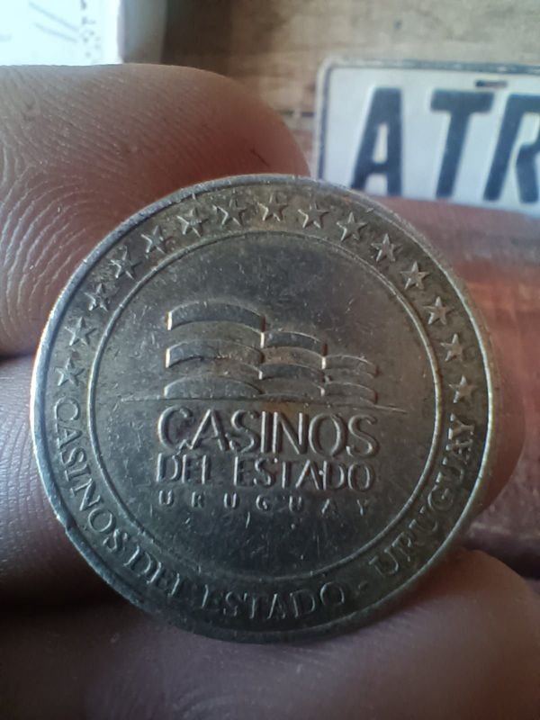 Moneda de Casino del Estado en buen estado - imagen 2