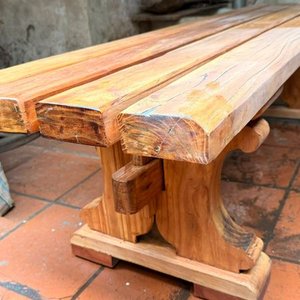 Banco de Jardín Macizo en Madera de Paraíso - imagen 6