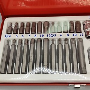 Juego de Puntas Torx, Multi Torx y Allen de 41 Piezas con Estuche Metálico - imagen 2