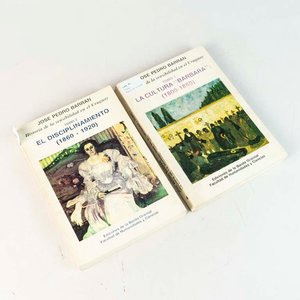 Lote siguiente: 2 Tomos Historia de la Sensibilidad en el Uruguay: La Cultura Bárbara y El Disciplinamiento