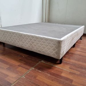 Sommier Base de 2 Plazas con Patas y Ruedas - 190x140x38 cm - imagen 3