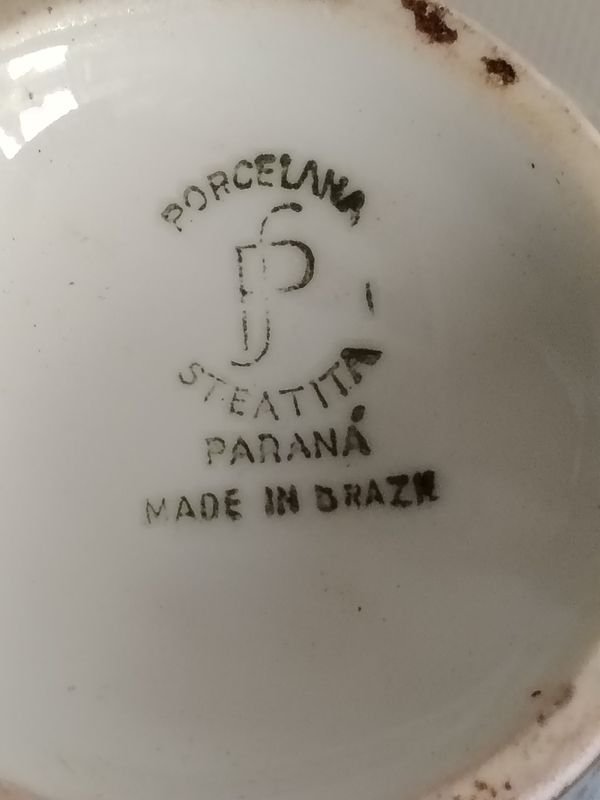 Jarra porcelana Paraná tornasolado con dorado - Venta en subasta - imagen 5
