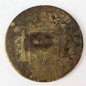 Moneda de Bronce de España, 8 Reales de Carlos IV - imagen 2