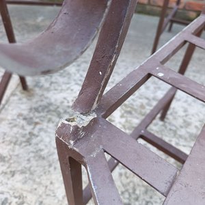 Sillones de Exterior de Aluminio con Reposabrazos Desoldado - imagen 8
