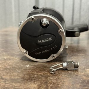 Carrete de Pesca Trolling Master Kaida GC20 Negro y Plata - imagen 5