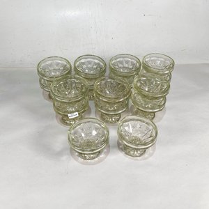 Doce Vasos Hialinos Tallados con Jarra de Cristal - imagen 4