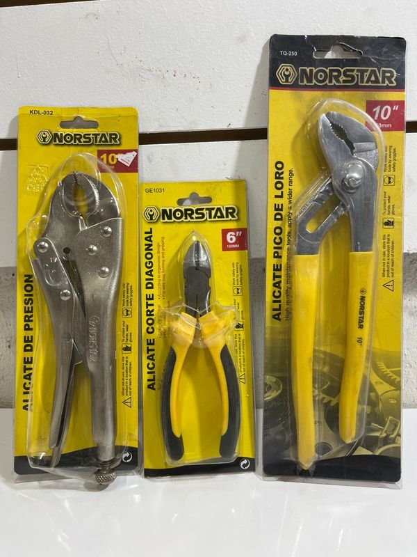 Llave pico loro, alicate y pinza morza de Norstar - imagen 1