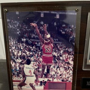 Cuadro Michael Jordan con Tarjeta NBA - imagen 4