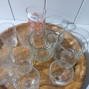 Bandeja de Bambú con Vasos y Copitas de Cristal - imagen 2