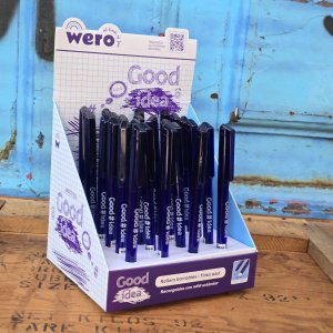Caja de 24 Lapiceras de Gel Wero Good Idea, Tinta Azul - imagen 2