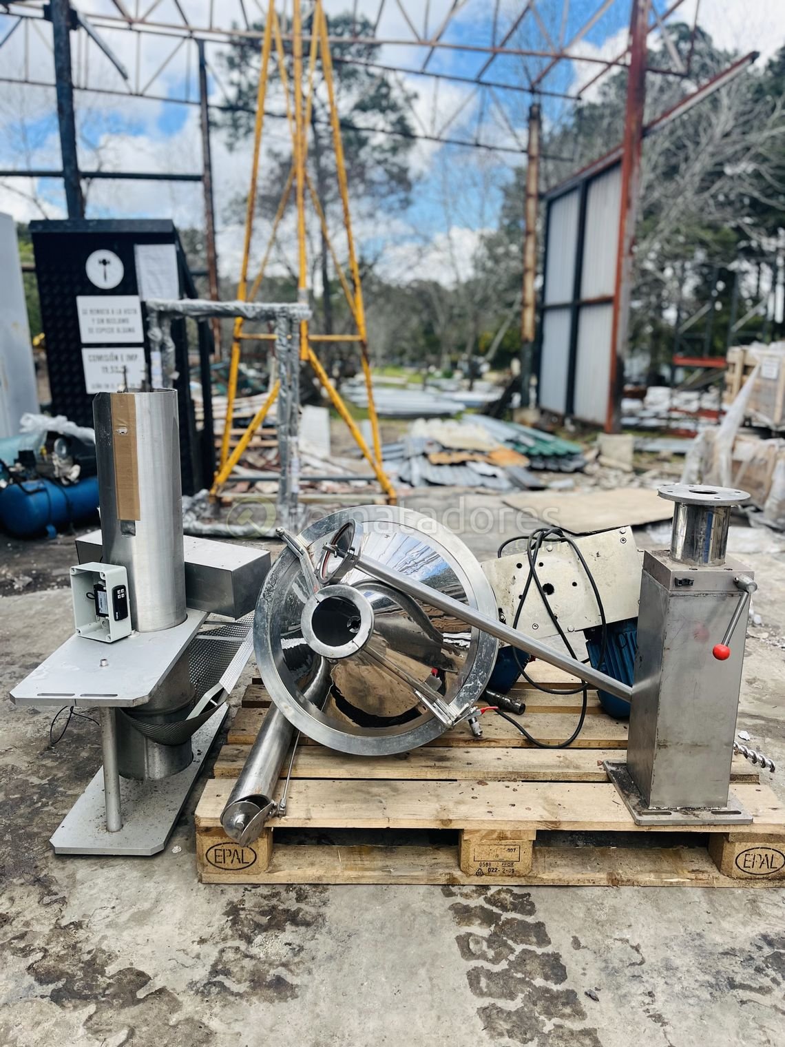 Equipo Industrial de Acero Inoxidable para Procesamiento