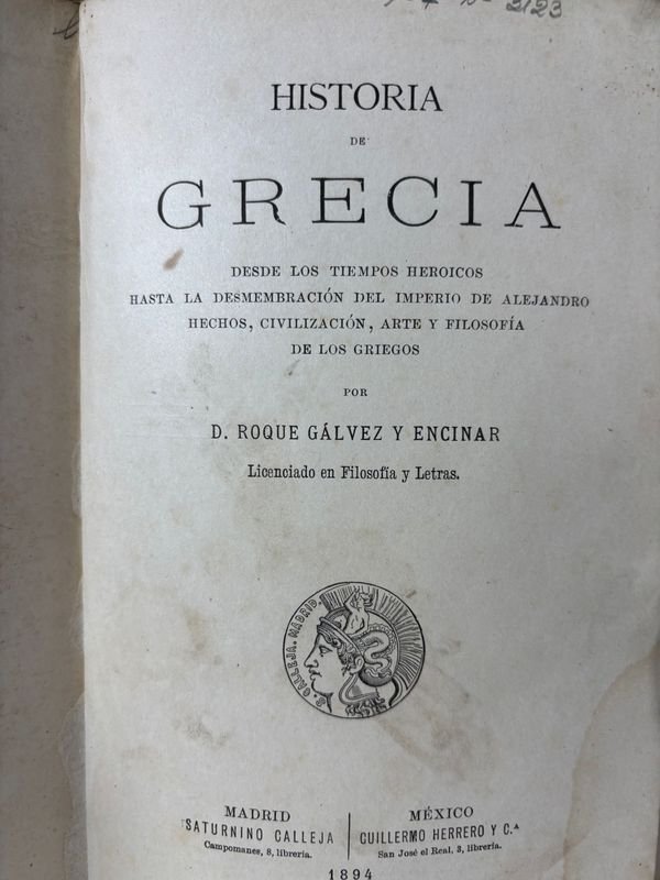 Libros Antiguos de Historia Griega en 2 Volúmenes - imagen 3