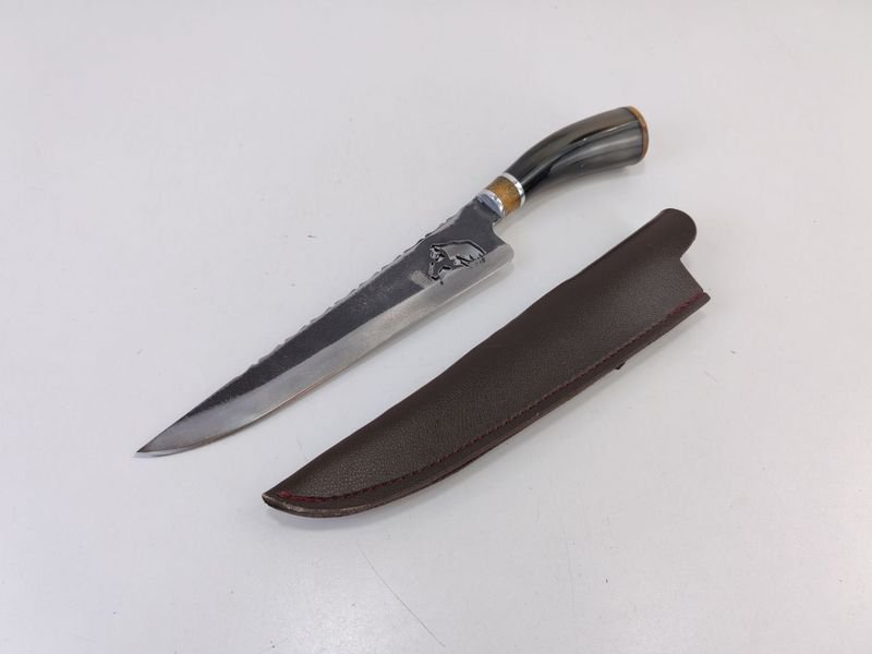Cuchillo Criollo con Hoja de 34cm y Manija Negra - imagen 1