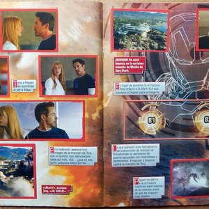 Álbum de Figuritas Iron Man 3 Marvel Panini 2013 con 127 Figuras - imagen 3