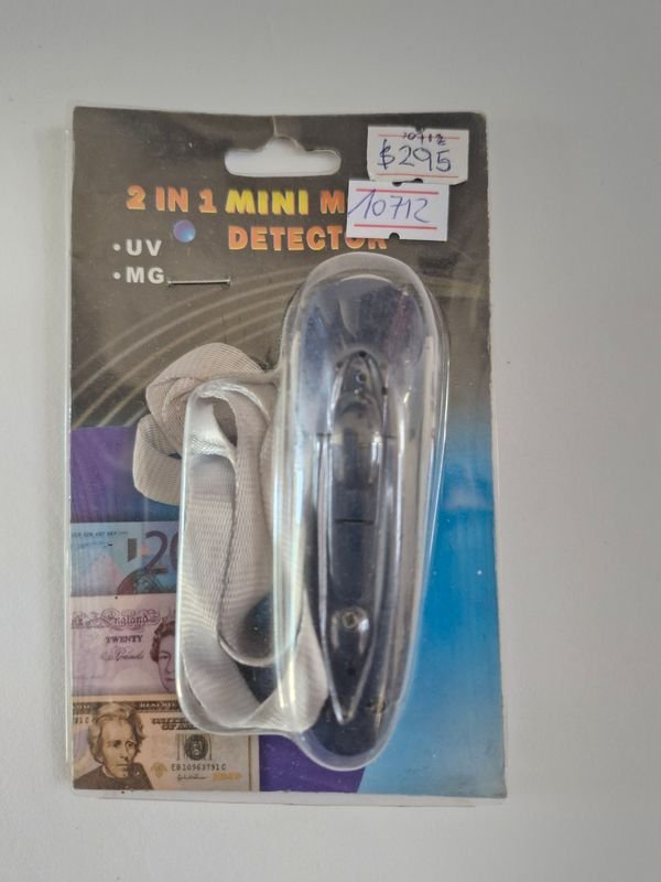 Lote anterior: Detector de dinero de alta tecnología
