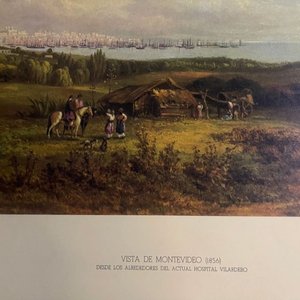 Reproducción "Vista de Montevideo (1856)" por Enrique Sheridan - imagen 2