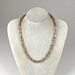 Cadena Gruesa Enchapada Estilo Cartier 40 cm - imagen 2