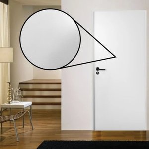 Puerta Interior Blanca Desarmada con Marco, Cerradura y Accesorios - imagen 4