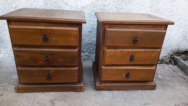 2 cómodas en madera natural en buen estado - imagen 2