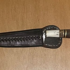 Cuchillo Artesanal con Vaina de Cuero - Hoja de 15cm - imagen 2