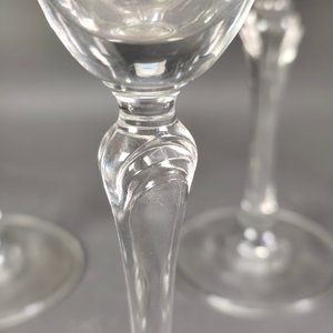 Juego de 5 Copas de Champagne con Borde Dorado en Cristal - imagen 7