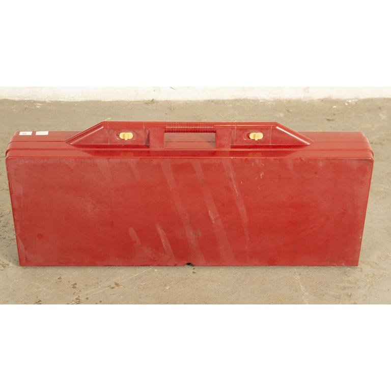 Comedor de Camping Plegable Tipo Valija Rojo