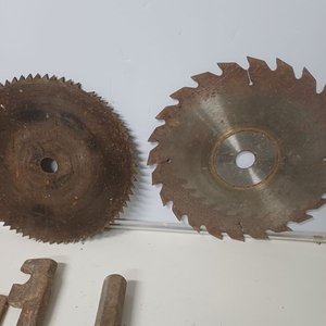 Lote de 3 discos para sierra, grifa y punta para rotomartillo - imagen 4